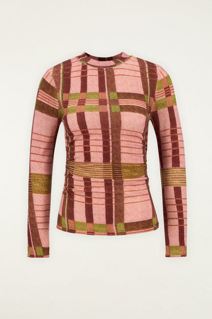 Thalita Long-Sleeve Knitted Top