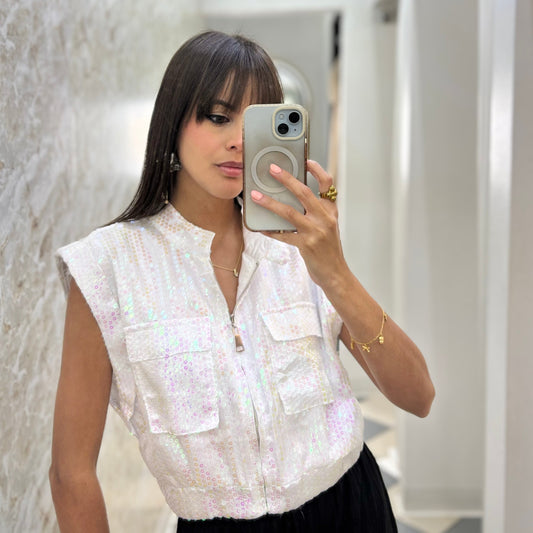 Sequin Blouse