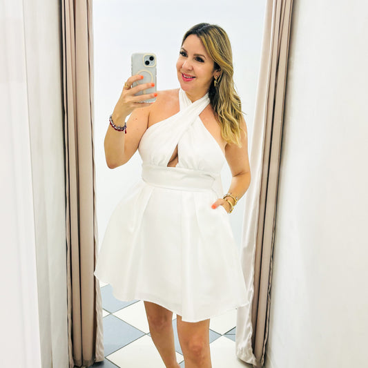 White Short Dress