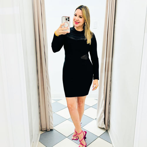 Black short dress