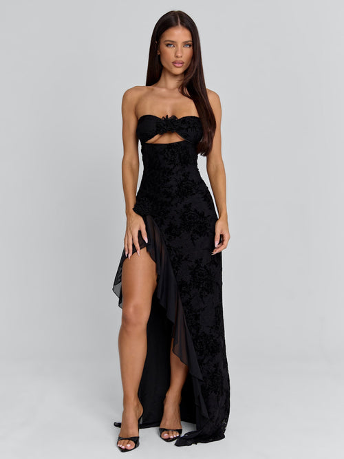 JULIAN MAXI DRESS BLACK