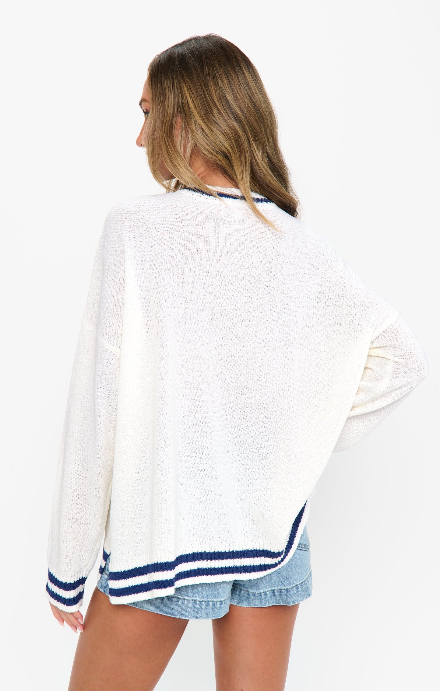 Settle In Sweater ~ La Mer Graphic Knit