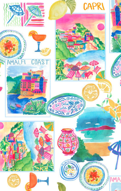 Sunday Morning PJ Set ~ Amalfi Coast Jersey