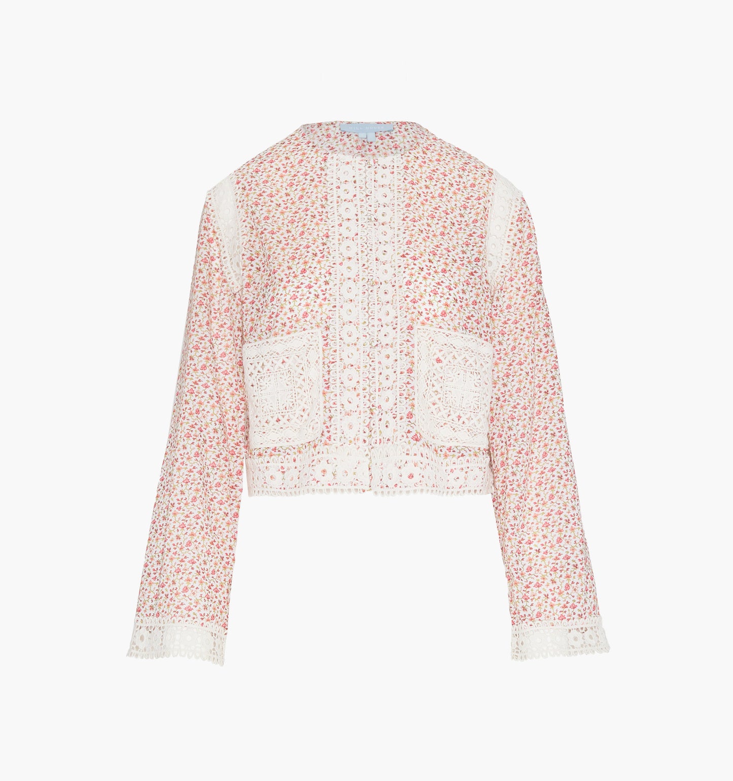 The Tory Top - Ivory Geo Ditsy