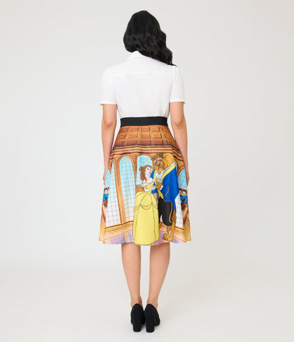 Disney Beauty & the Beast Collection by Unique Vintage Ballroom Vivian Swing Skirt