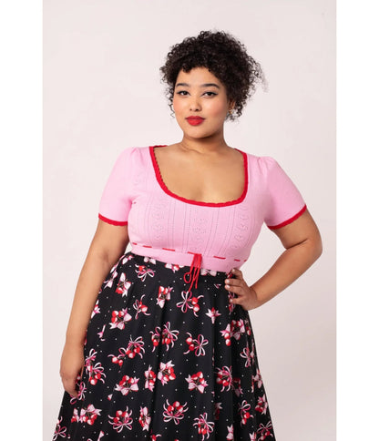 Hell Bunny Pink Hannah Top