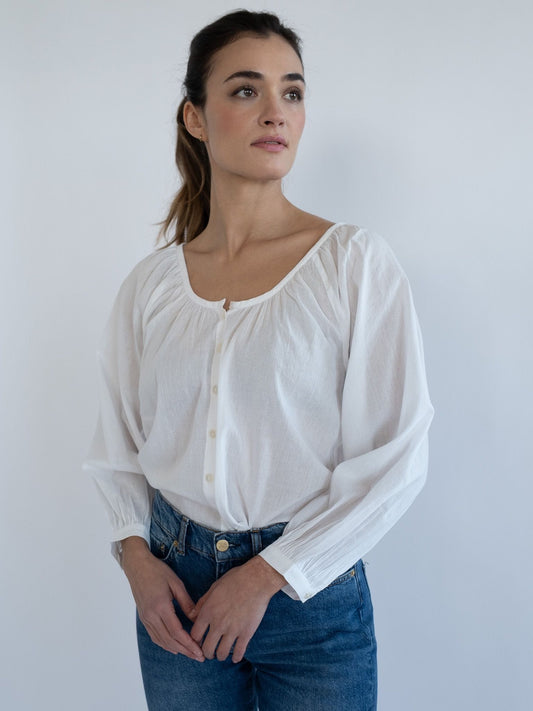 Aly Top in White