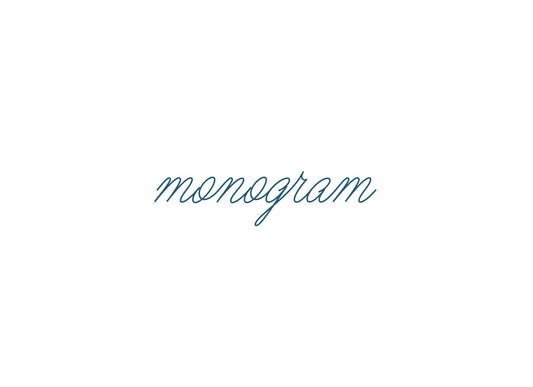 Monogram Fee $10